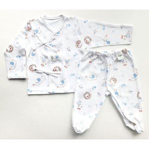 Baby Pajama/Set/Top/Pants/Newborn/Infant/Baby/Four Season/Lion & Friends/Blue